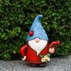 Cartoon Gnome Dwarf Flower Pot Resin Hydroponic Flower Holder Garden Elf Pot Figurine  Desktop