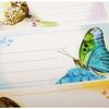 12 School Adhesive Labels - Rectangle - Butterfly Pictures