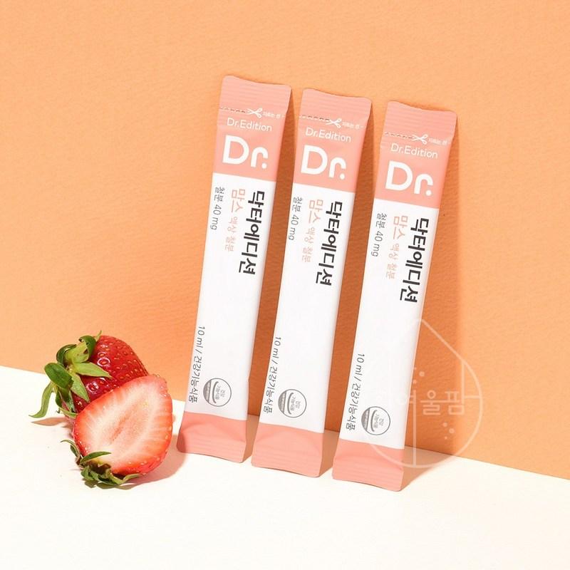 Huinnyeoul Farm Doctor's Edition Mom's Liquid Iron 30 Packets Iron for Pregnant and Lactating Women, Without Constipation, Delicious Strawberry