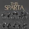 1pcs Ancient Spartan Rome Soliders Figurines Miniatures Vintage Metal Soldiers Model Statue Desktop Ornament Gift