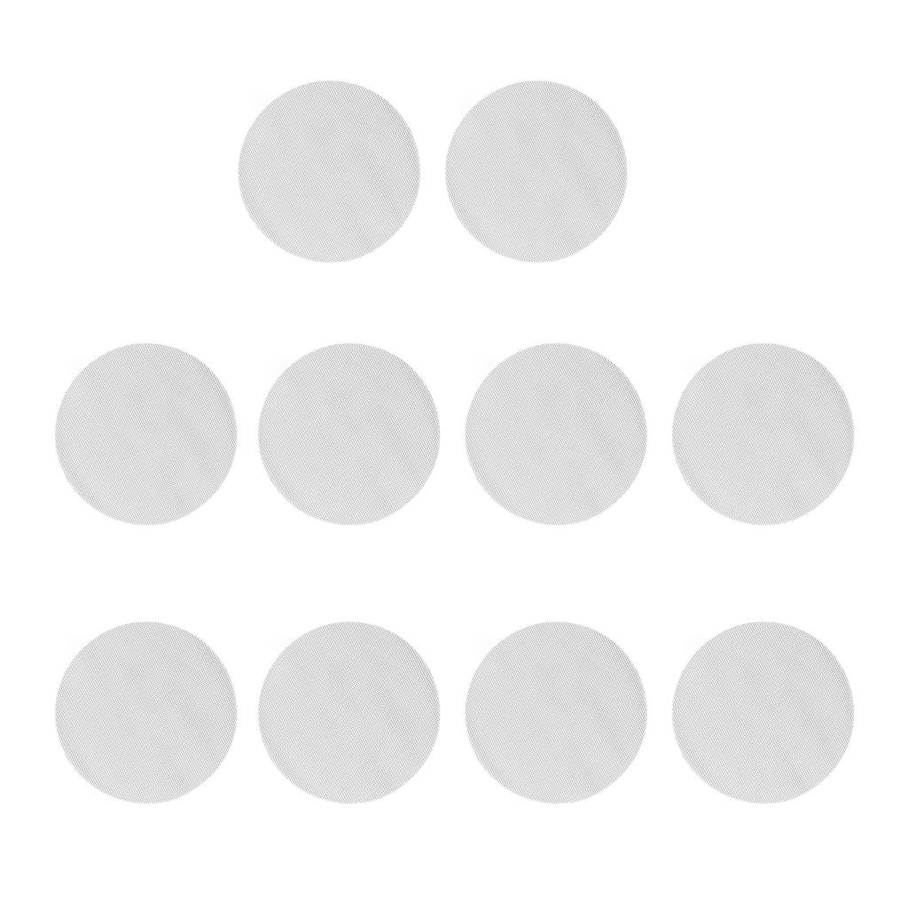 10 шт. Силиконовый сетчатый коврик для пароварки Предотвращает прилипание Многоразовые Режущиеся силиконовые вкладыши для пароварки для кухни Ресторана 30 см