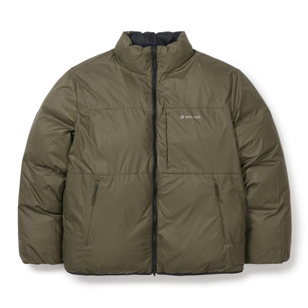 Snowpeak Apparel Airnova Pertex Reversible Stand-Neck Heavy Down Jacket (S25Wmpdj16) Black