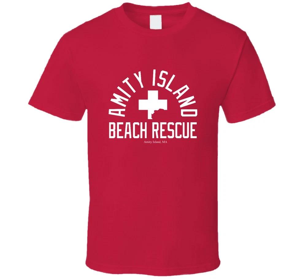Amity Island Beach Rescue Funny Jaws Summer Vacation Gift T Shirt Mens Kids Womens Boys girls children