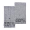 Polo Ralph Lauren Pc0743 021 Pony Windowpane Plaid Check Reversible Fringe Muffler