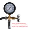 Fuel Pump Pressure Gauge Tester Gasoline Pressure Gauge Meter Quick Connected for Car Truck Gasoline 0-100PSI