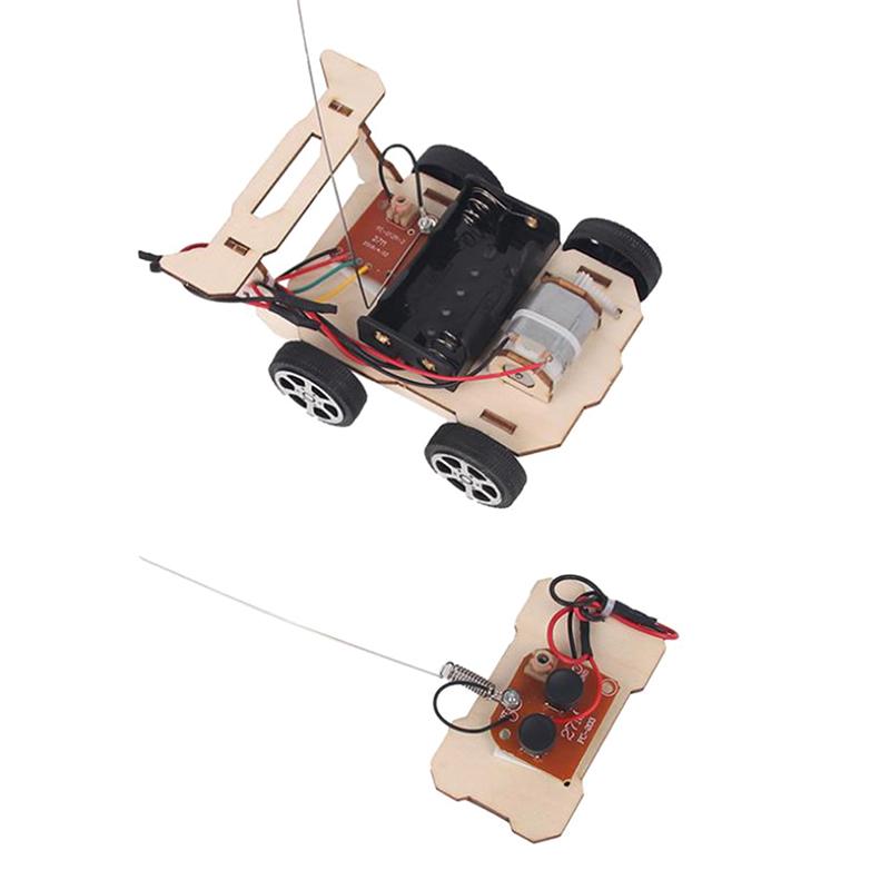 Stem Toy Беспроводной пульт дистанционного управления для сборки автомобиля Образовательный научный эксперимент Набор