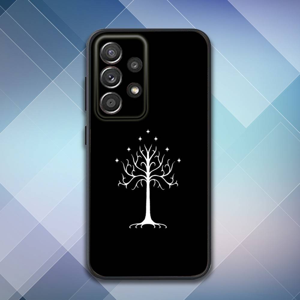 Чехол для телефона с изображением фильма Властелин Колец R-Кольца Для Samsung S25,S24,S21,S22,S23,S30,Ultra,S20,Plus,Fe,Lite,Note,10,9,5G Черный