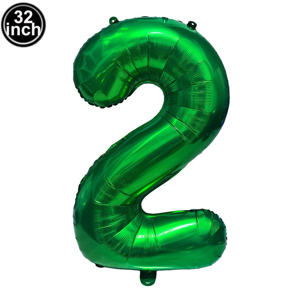 Multi Color Large Numbers 7 Balloon 32Inch 1 2 3 4 5 6 7 8 9 Birthday Ball Red Digit Bachelorette Balloons Figure Golob Balloons