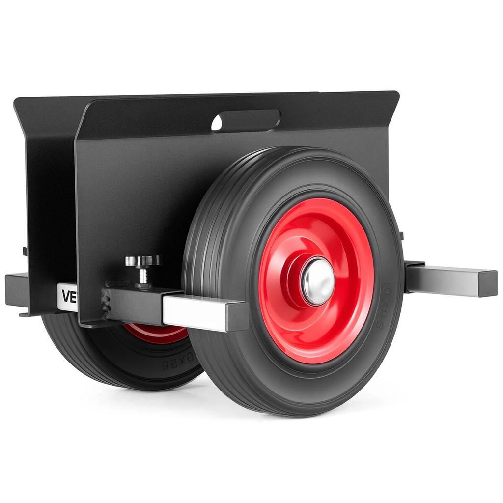 Panel Dolly, 453.6 kg Load Capacity, Drywall Mover with 25 cm Rubber Wheels Fits Different Terrain, Adjustable Clamp Panel Cart for Steel Panels,