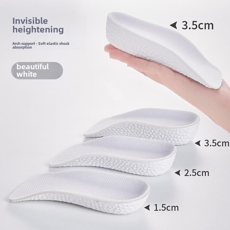 Стельки Boost Invisible для увеличения роста для мужчин и женщин — поддержка свода стопы, комфорт, эластичная конструкция