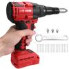 AD23-Cordless Rivet Gun Brushless 4.8Mm Rivet Nut Gun Automatic Riveting Tool For 18V 20V Battery (No Battery)