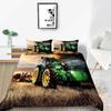 2023 Новый стиль, комплект пододеяльников с 3D принтом автомобиля, сельхозугодий, домашний текстиль, мягкое постельное белье, костюм, роскошный комплект постельного белья для детей-подростков
