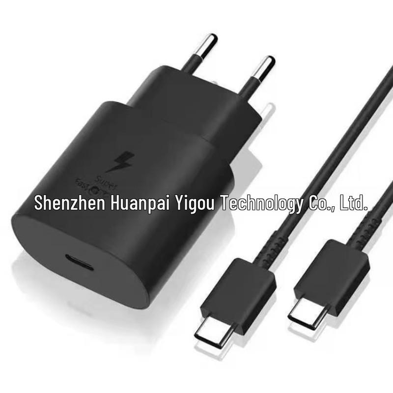 Набор трансграничных зарядных устройств Samsung PD45W: Сверхбыстрый кабель 25 Вт, варианты вилок США/Великобритании/ЕС