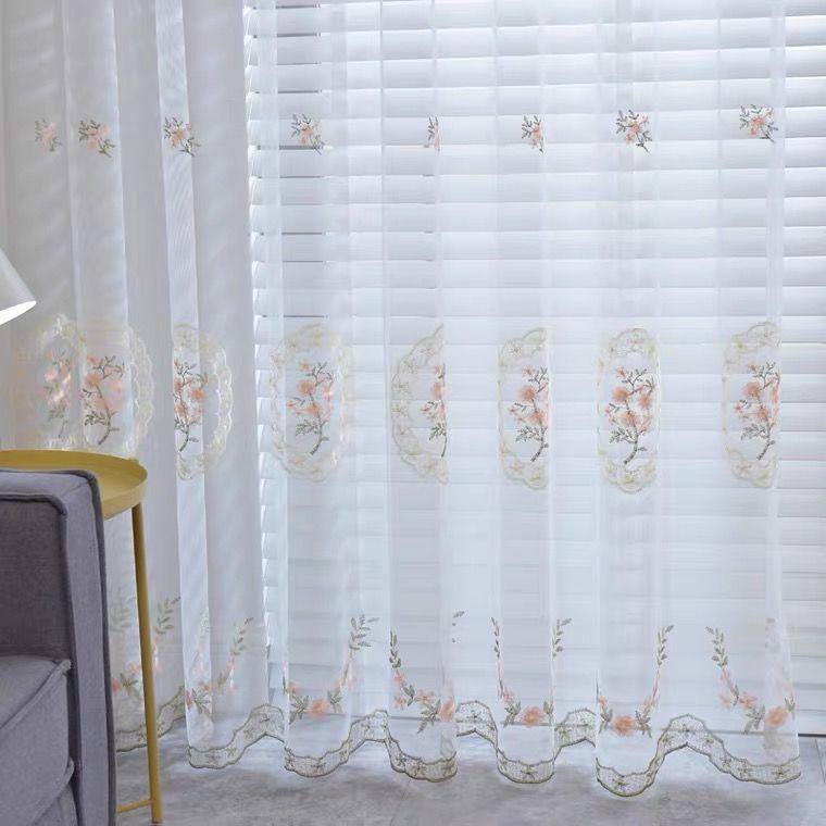 Французские роскошные бархатные тканевые шторы для спальни, тюль с цветочной вышивкой для гостиной, балдахин для виллы, украшение дома на заказ