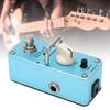 Blue Metal Mini Fuzz Electric Guitar Pedal Single Effect Pedal with True Bypass for Musicians
