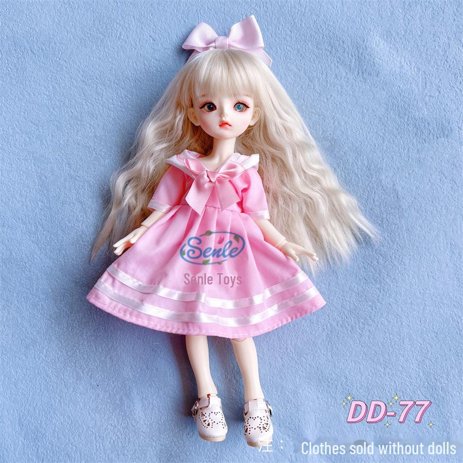 30 Cm 6-Point BJD Doll Dress Set - Lolita Style Clothes for Doll Dress-Up