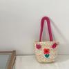 Modern Children's Casual Handbag Handwoven Straw Bag Available In Multiple Colors