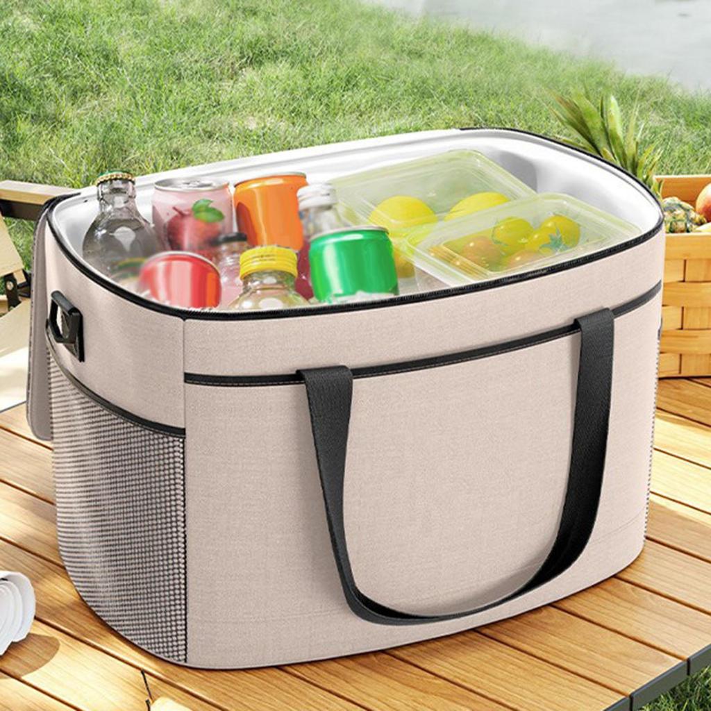 Insulated Cooling Bag Camping Picnic Food Tote Delivery for Work
