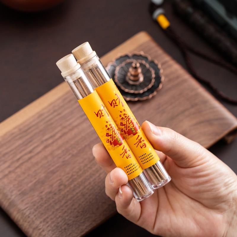 10см Палочки благовоний из сандалового дерева: Долговечные, Дезодорирующие, Удобные пакеты по 5 г для использования в помещении