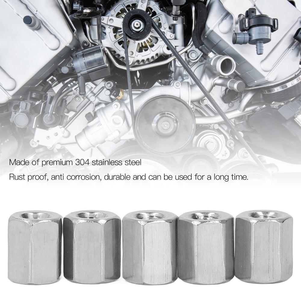 20pcs Fully Threaded Hex Coupling Nut Studding Connector Fastener Machine Installation