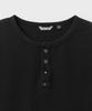Футболка-henley Bellie Variant - Выстиранный черный