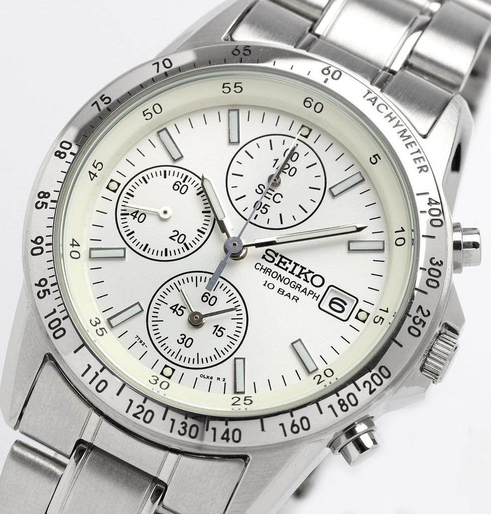 Seiko SEIKO SPIRIT Spirit Watch Chronograph 10 ATM Water Resistant Quartz Lumibrite Men's