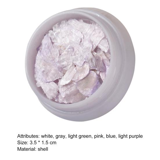 1 коробка, украшение для ногтей, привлекательная натуральная привлекательная оболочка для ногтей, нерегулярные украшения для дизайна ногтей