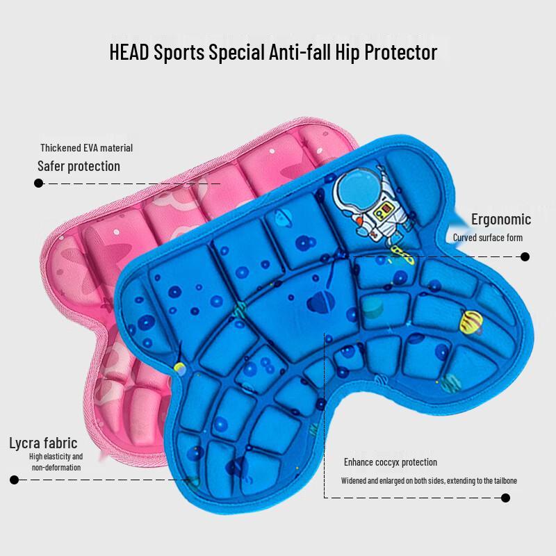 HEAD Kids' Protective Hip Pad Pants for Skating & Skiing