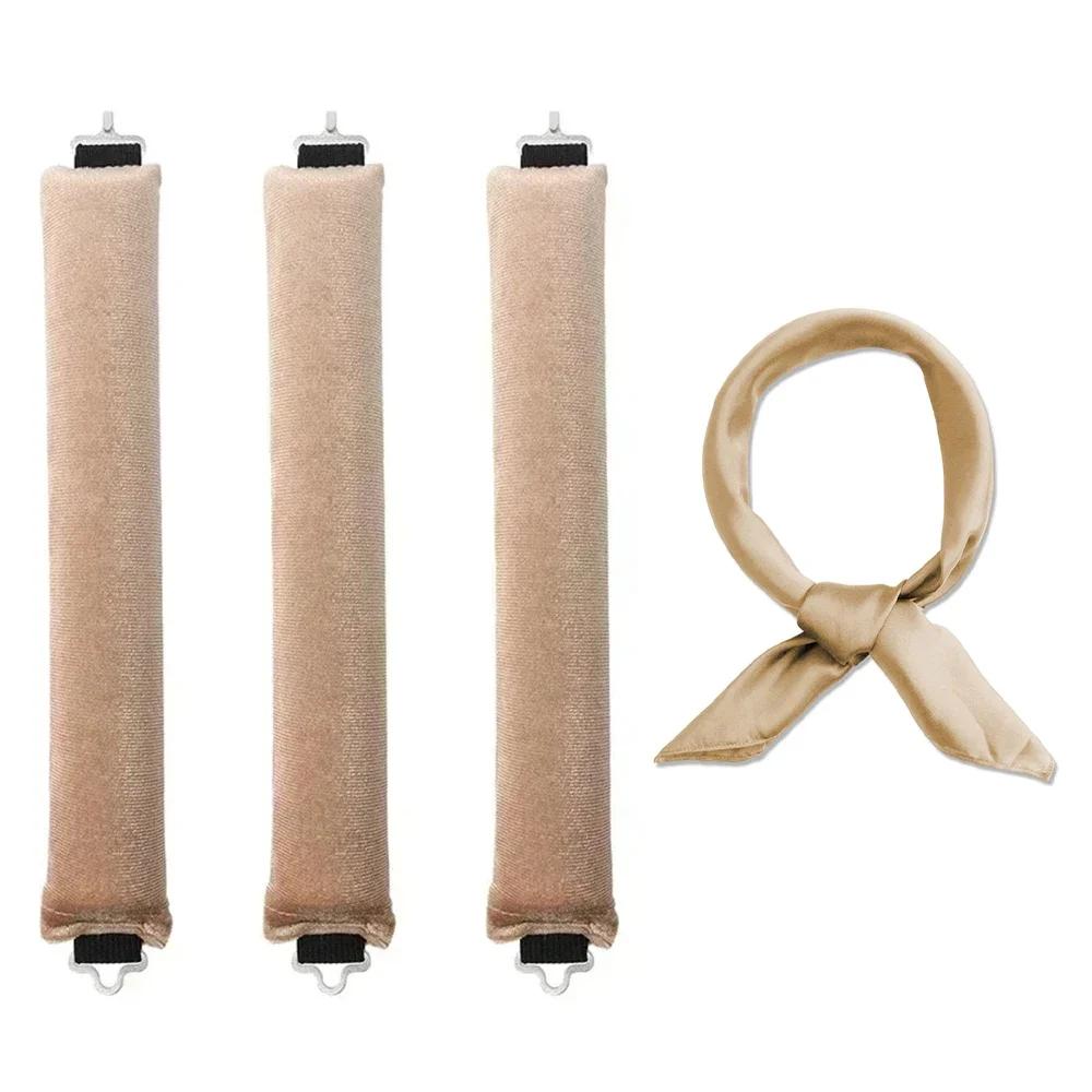 Безнагревные бигуди для волос Бигуди без нагрева Мягкие щипцы для завивки волос Повязка на голову Ленивые локоны для сна с обертыванием Гибкие стержни Инструменты для укладки волос