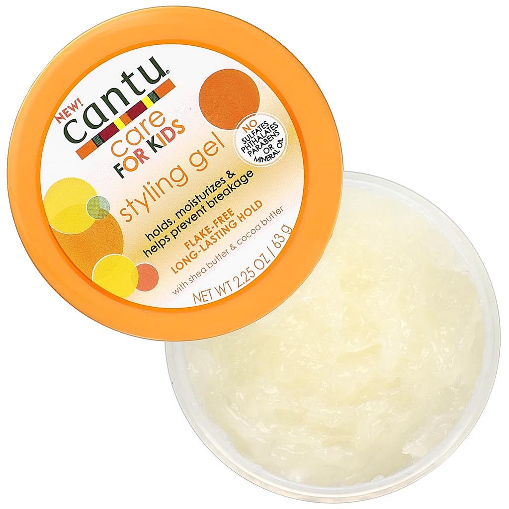 Cantu Гель для укладки волос Care for Kids, Control & Go, 2,25 унции (63 г)