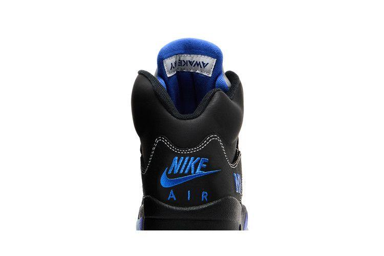 Men's Sneakers Nike Jordan 5 Retro Awake NY Black Black/Racer Blue-Metallic Silver-White-Clear