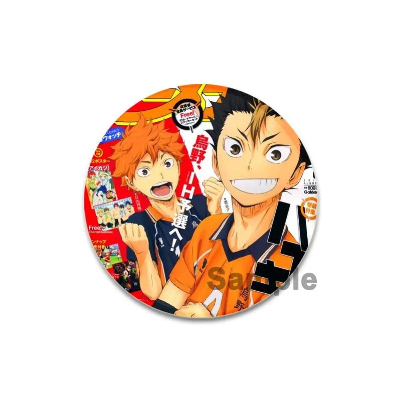 Горячая Распродажа Японское Аниме Haikyuu Жестяные Булавки Рюкзак Смешные Броши Значки Shoyo Hinata Timeskip Sakusa Atsumu Подарочные Периферийные Устройства