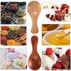 Durable Chinese Style Wooden Coffee Tea Sugar Spoon Condiment Spoons Spice Spoon Coffee Scoop