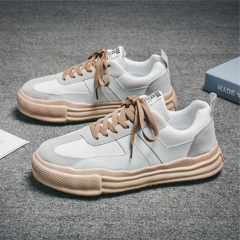 Модные мужские парусиновые туфли, повседневная спортивная обувь, мужские вулканизированные туфли на весну и осень, дышащие, удобные и на плоской подошве со шнуровкой.