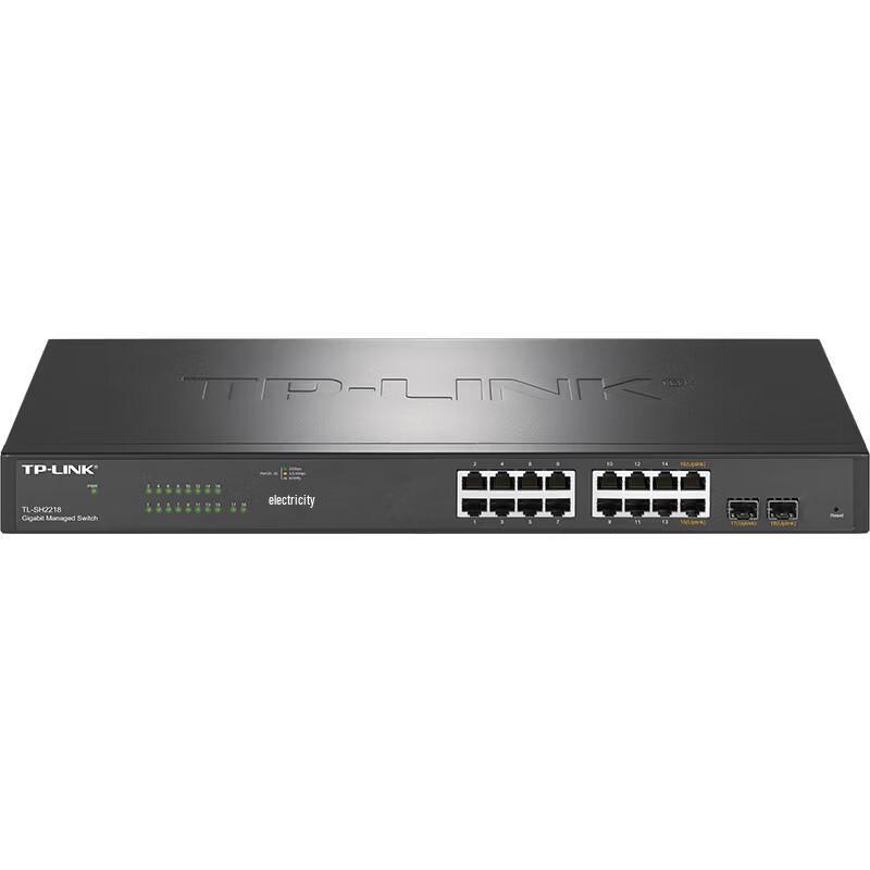 TP-Link TL-SH2218 16-Port Gigabit Cloud Managed Switch with 10G Uplink