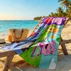 Peppa Pig S Garden Day Beach Towel Soft Durable Quick-Dry Comfortable Lightweight Portable for Swimming,Beach,Camping, Travel, Beach Accessories,Gym