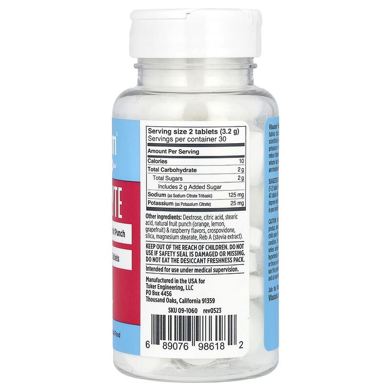 Electrolyte FastChews®, Fruit Punch , 60 Chewable Tablets