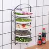 Dish Storage Rack Multi-Layer Design Large Capacity Rustproof Corrosion Resistant Kitchen Countertop Storage Holder Food Preparation Rack