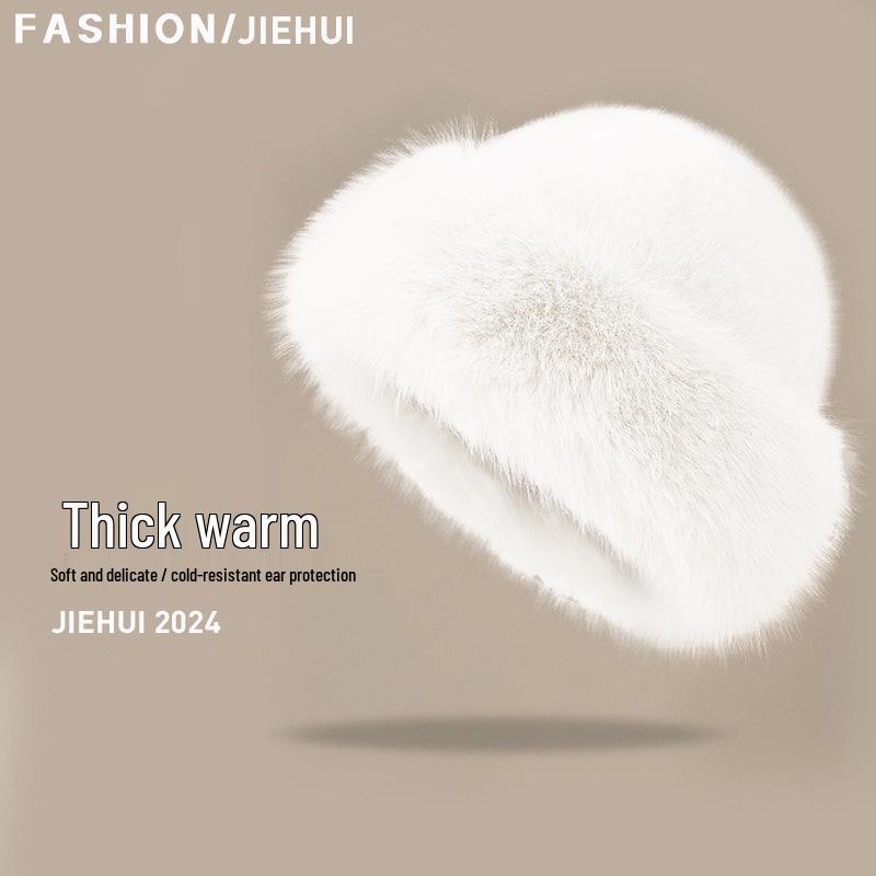 Женская ретро плюшевая шапка с леопардовым принтом - Осень 2024: Многосезонный, защита от солнца и ушей, модный стиль рыбака.