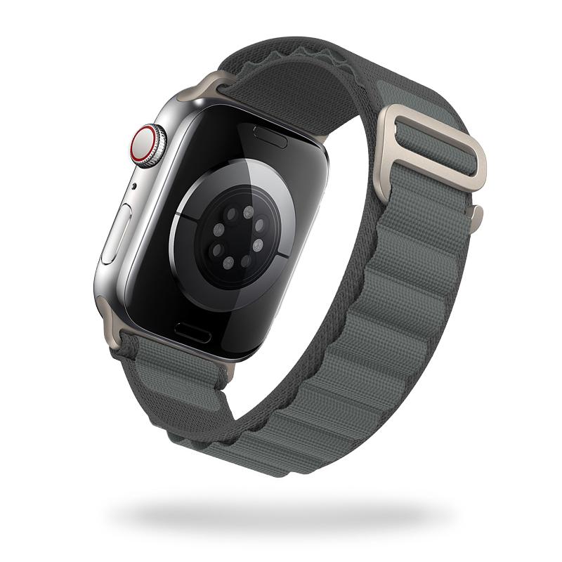 Ремешок Alpine Loop для Apple Watch ultra 45 мм, 41 мм, 44 мм, 40 мм, 49 мм, 42 мм, 38 мм, металлический браслет iWatch Ultra SE 8, 7, 6, 5, 4, нейлоновый ремешок
