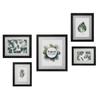 Photo Frame Atmosphera Black Wood (5 Pieces)