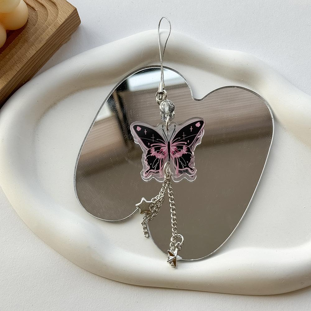 Подвеска-бабочка в виде бабочки, ремешок для телефона, цепочка для телефона в виде бабочки Y2k, портативный рюкзак, кулон в подарок