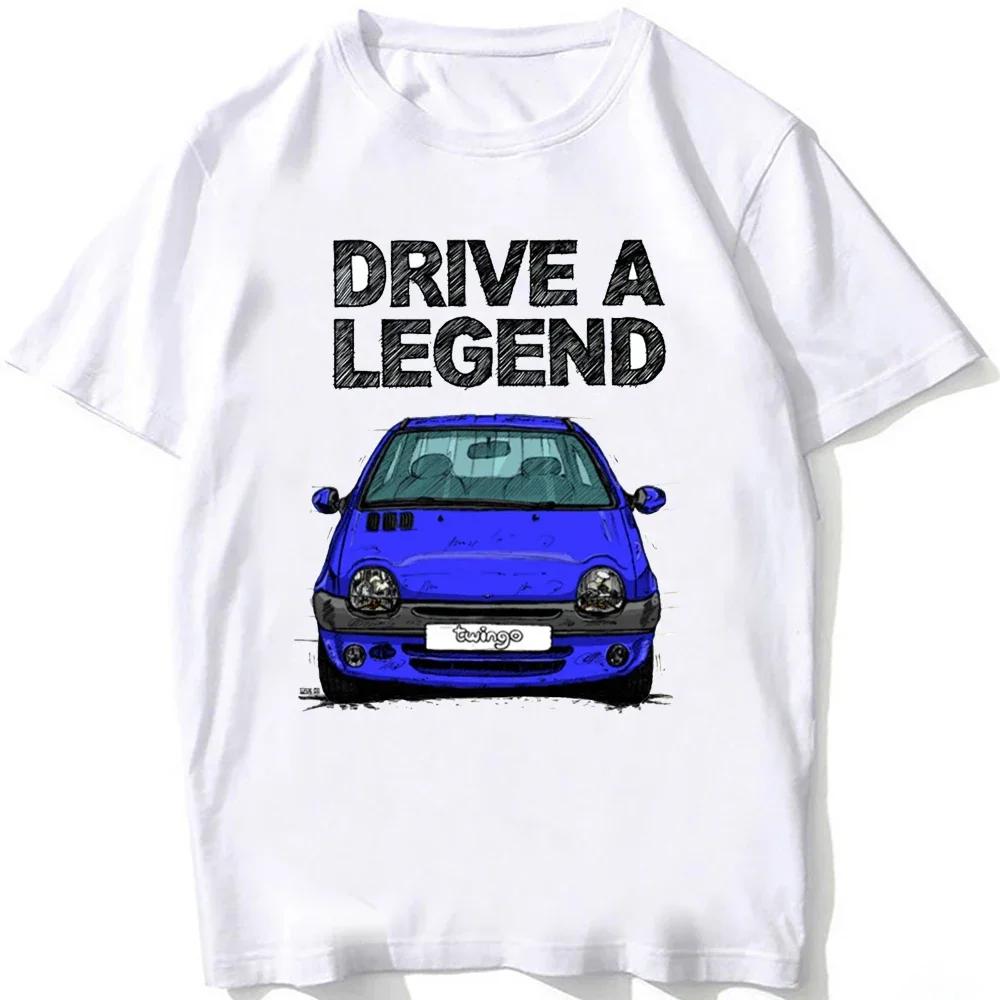 2026 New Drive A Legend Twingo Late Halogen Model Sport Car Tshirt Boy White Tees Unisexs Clothing Summer Casual T Shirt