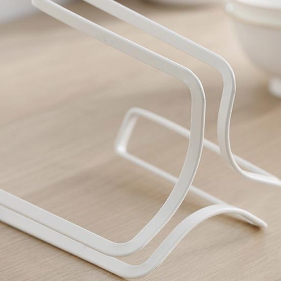 1/4Pcs Draining Dish Racks Bowl Plate Holders Durable Construction Easy To Clean Heavy-Duty Metal Bowl Storage Dying Display Racks