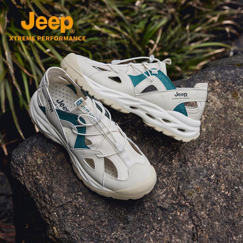 Jeep Мужская дышащая летняя обувь для аква и повседневная