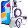 Чехол для защиты объектива из ТПУ для Xiaomi Redmi Note 11 4G 11S Note11 Pro Magsafe, магнитное кольцо, прозрачная крышка с беспроводной зарядкой