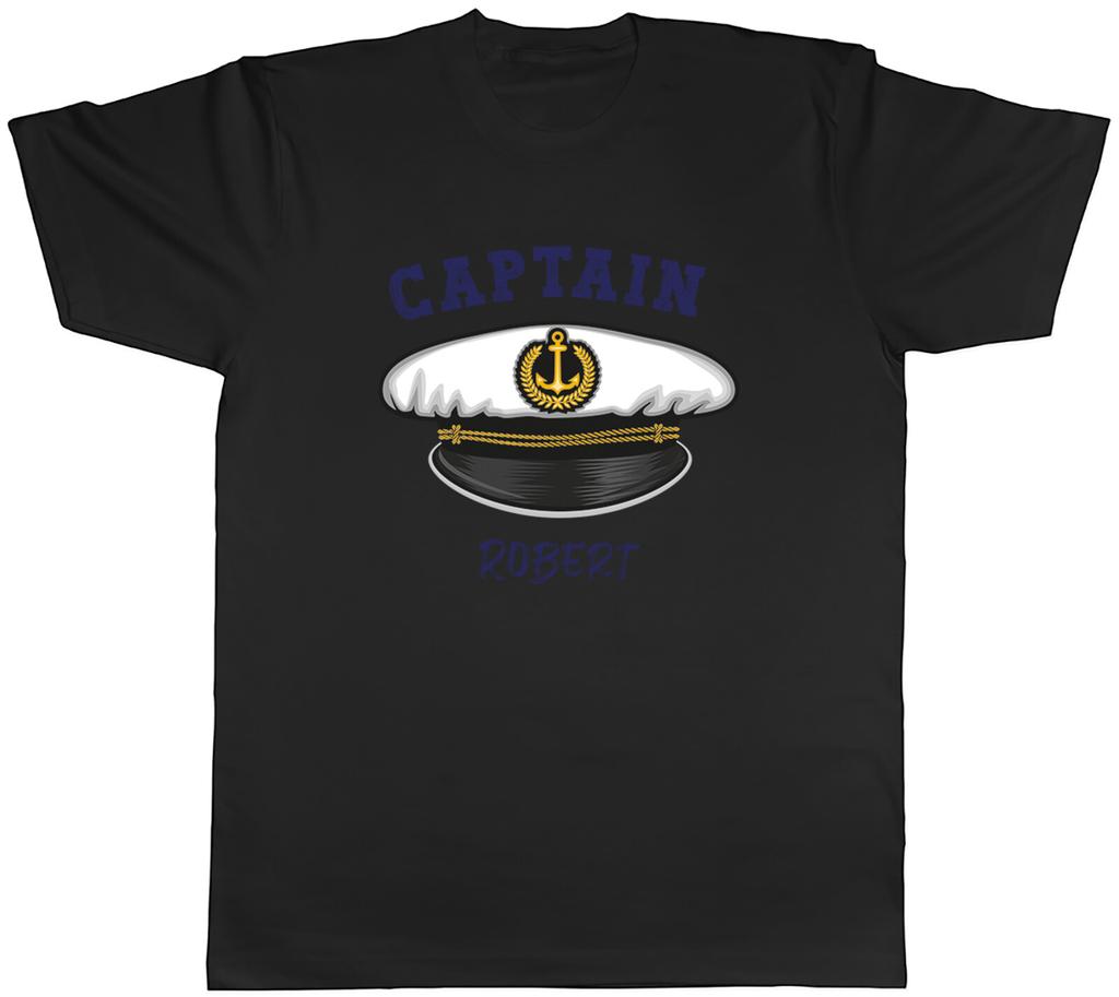 Personalised Captain Unisexs TShirt Sailor Boat Sailing Unisex Tee Gift
