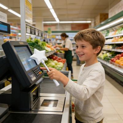Выдвижная Звездная Палочка для Tap-to-Pay, Напечатанная на 3D-принтере, Волшебная Контактная Платежная Палочка, Оригинальный Держатель для Кредитных Карт в Стиле Волшебника для Взрослых