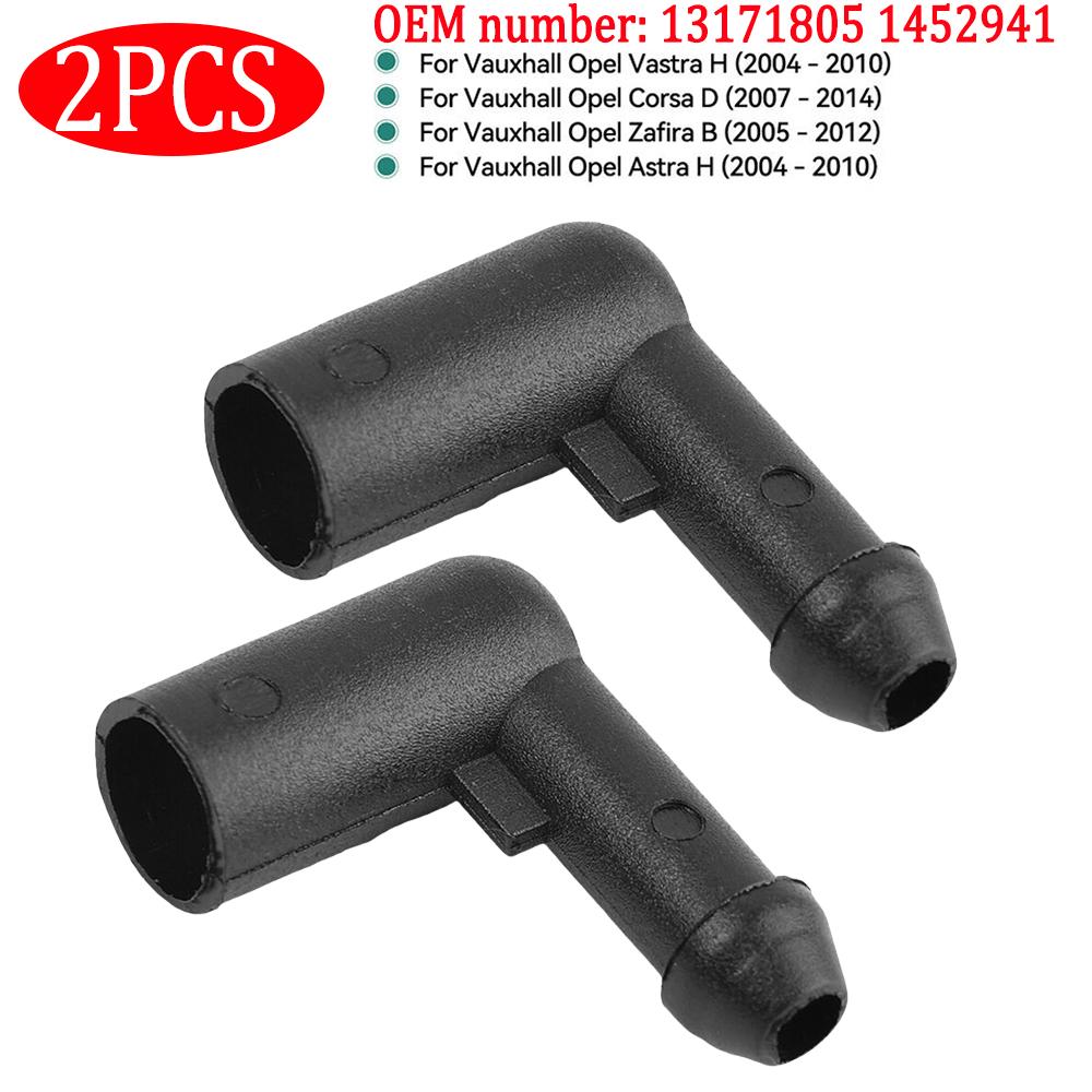 2-10 шт., лобовое стекло автомобиля, стеклоочиститель, шланг, омыватель, соединительный уголок для Vauxhall Opel Zafira B Astra H Vastra H