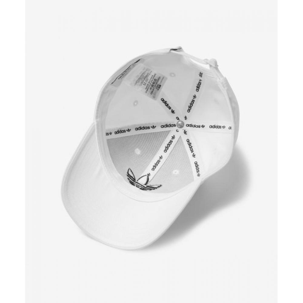 Adidas Бейсбольная классическая кепка-трилистник белая Fj2544